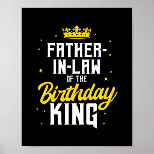 Vader in de wet van de koning van de Birthday Poster