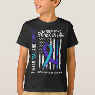 Vader in de wet zelfmoordpreventie Amerika T-shirt