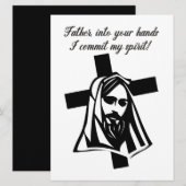 Vader, in je handen zet ik mijn geest vast. (Voorkant / Achterkant)