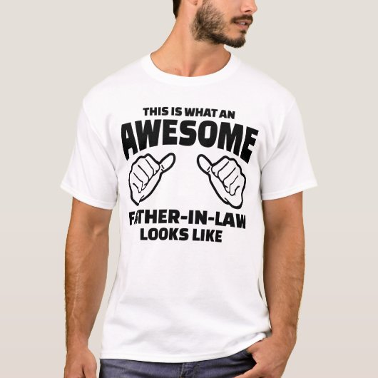 Vader-in-law-cadeau - Geweldige priester-in-law T-shirt (Voorkant)