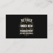 Vader in ruste Mannen Wife Visitekaartje (Voorkant)