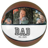 Vader ingestelde aangepaste jaar 3 foto basketbal (Voorkant)