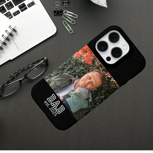 Vader ingestelde aangepaste jaar foto vader aanden iPhone hoesje