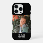 Vader ingestelde aangepaste jaar foto vader aanden iPhone hoesje (Achterkant)