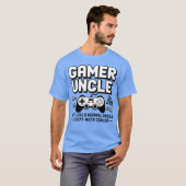 Vader is Day Gamer Uncle T-shirt (Voorkant volledig)
