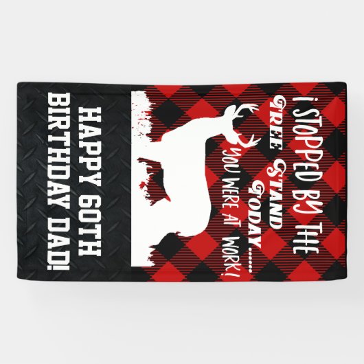 Vader jaagt op de verjaardag van de vader vader De Spandoek (Horizontaal)