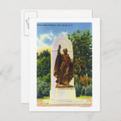 Vader Jogues Memorial Uitzicht Briefkaart (Voorkant / Achterkant)