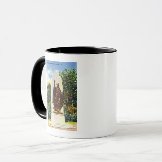 Vader Jogues Memorial Uitzicht Mok (Voorkant links)