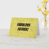 Vader Kaart (Gele Bloem)