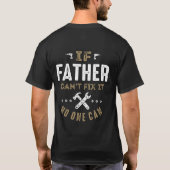 Vader kan het oplossen t-shirt (Achterkant)