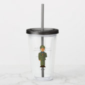 Vader Kapaun Tumbler Acryl Drinkbeker (Voorkant)