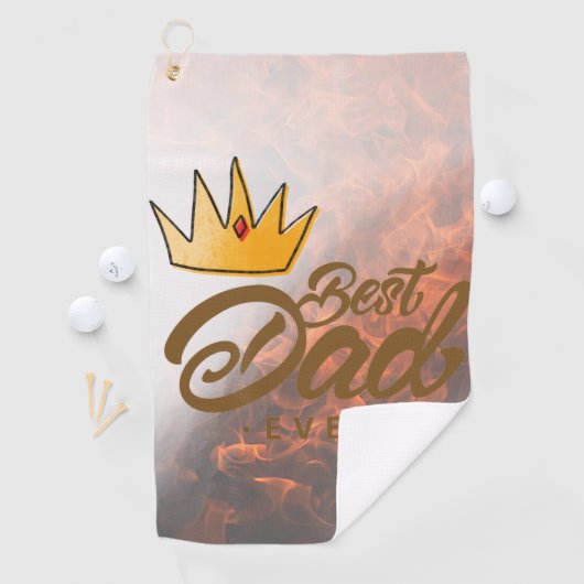 Vader kent beste pa Golf Towel Golfhanddoek (Insitu)