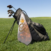 Vader kent beste pa Golf Towel Golfhanddoek (Groen)