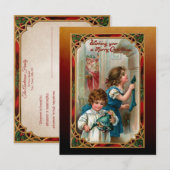  Vader Kerst | Kinderen |  LIJST Briefkaart (Voorkant / Achterkant)