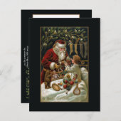  vader kerstcadeaus aan kind briefkaart (Voorkant / Achterkant)