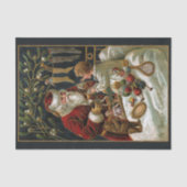  vader kerstcadeaus aan kind tissuepapier (Voorkant)