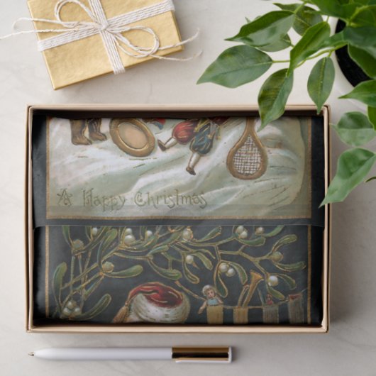  vader kerstcadeaus aan kind tissuepapier (Geschenk)