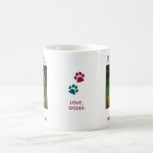 Vader kerstfeestmaal stijlvolle foto's koffiemok (Center)