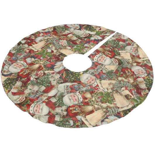 Vader kerstgebloed polyester Tree S Kerstboom Rok (Gekanteld)