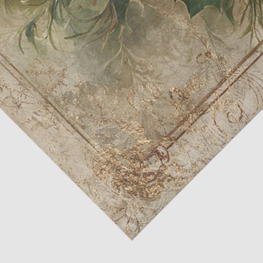  Vader Kerstman Elegante Decoupage Tissuepapier (Detail)