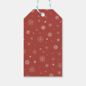 Vader Kerstmis Gnome Merry Christmas Gift Label Cadeaulabel (Achterkant)