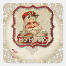 Vader Kerstmis Ho Ho Ho Kerstmis Labels