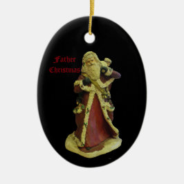 "VADER KERSTMIS KERAMISCH ORNAMENT" ORNAMENT