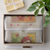 Vader Kerstmis met Versierde Boom & Ster Tissuepapier (Geschenk)