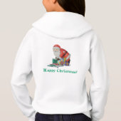 Vader Kerstzak met speelgoed kous en geschenken (Achterkant)