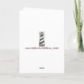 Vader leidt licht - Wenskaart Kaart (Achterkant)