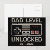 Vader Level Ontgrendeld 2026 Binnenkort Gamerpapa Aankondigingskaart (Voorkant / Achterkant)