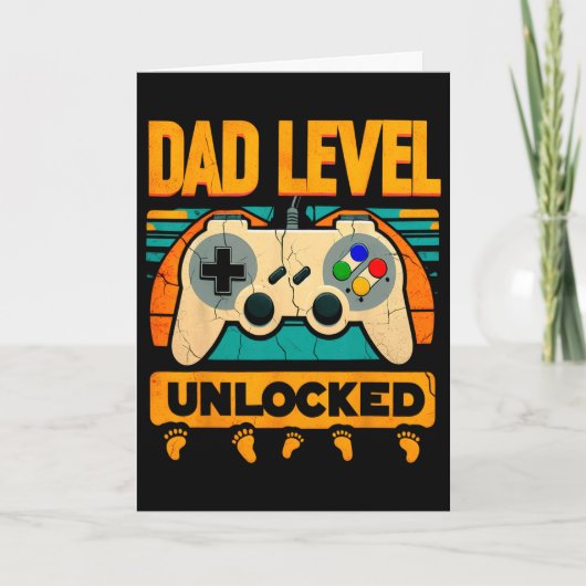 Vader Level Ontgrendeld Vaderdag Nieuwe Vader Kaart (Voorkant)