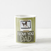 Vader Lime Green Cat Foto Mok (Center)