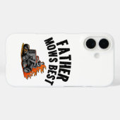 Vader maait beste grappige vader vuur vlam grasmaa Case-Mate iPhone case (Achterkant (horizontaal))