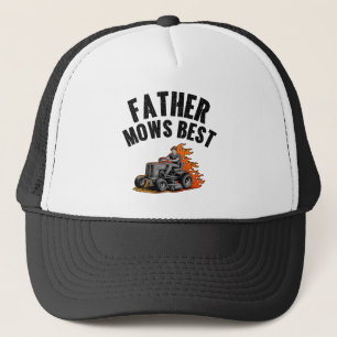 Vader maait beste grappige vader vuur vlam grasmaa trucker pet