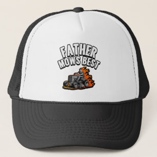 Vader maait beste grappige vader vuur vlam grasmaa trucker pet