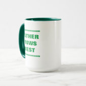 Vader maait beste koffie Mok (Voorkant links)