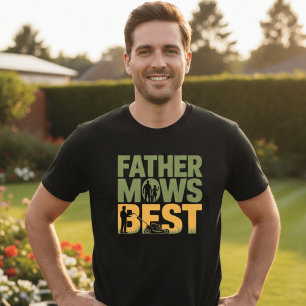Vader Maait Het Best Funny Tuinieren Papa Vintage T-shirt