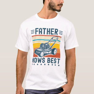 Vader maait leukste gazon maaien papa t-shirt