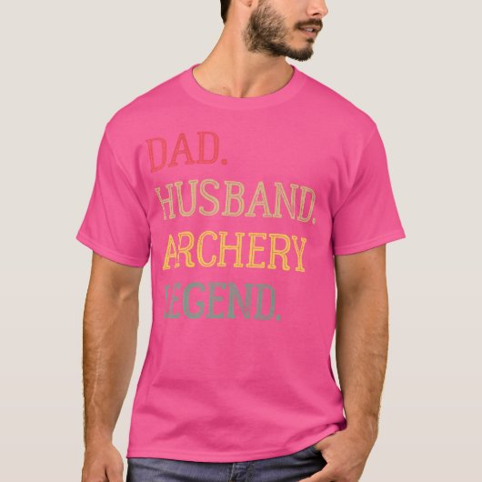 Vader Man Boogschutter Legende Boogschutter Vader T-shirt (Voorkant)