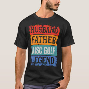 Vader Man DISC GOLF Legend Trots Papa Retro P T-shirt