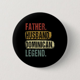 Vader Man Dominicaanse Legende Dominica Vader & Ronde Button 5,7 Cm
