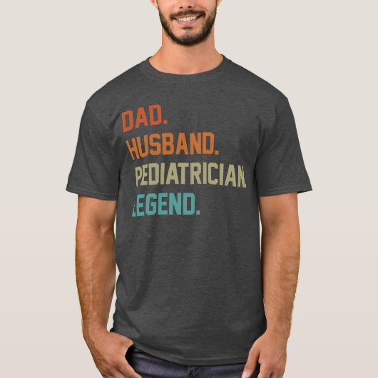 Vader Man Kinderarts Legende voor Vaderdag T-shirt (Voorkant)