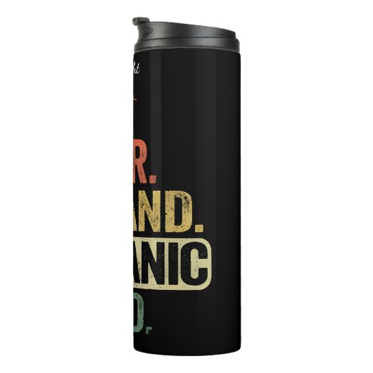 Vader man monteur legende verontrust thermosbeker (Geroteerd rechts)