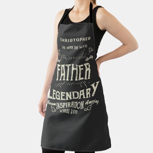 Vader Man Myth Legend Retro Schort (Insitu)