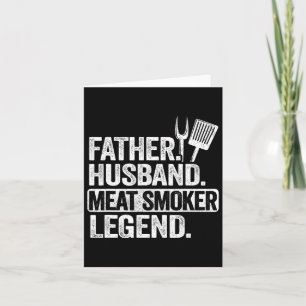Vader man vlees roker legende grillen vader vlees kaart