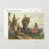  vader Marquette, St Ignace Michigan Briefkaart (Voorkant / Achterkant)