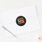 Vader met de meeste leukemiekanker ronde sticker (Envelop)