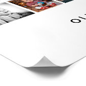 Vader met Kinder familie 14 Fotocollage Keepsake Poster (Hoek)