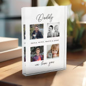 Vader met Kinder familie Daddy 4 Collage Fotoblokken